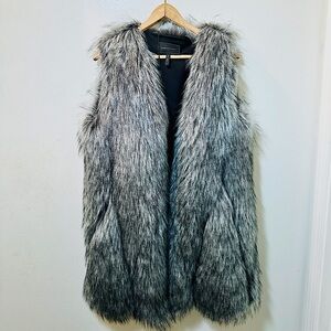 BCBGMaxAzria Mackenzie Faux Fur Vest